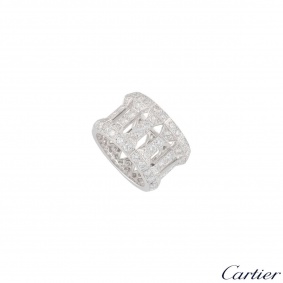 Cartier White Gold Diamond Dress Ring